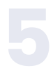 Zahl 5 zur Symbolisierung von Grund 5 von 5 für die Nutzung von Forex