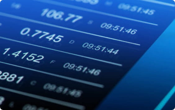 Close-up of a pricing table