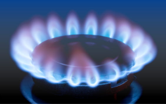 Gas ring on cooker hob to depict Natural Gas product on FOREX.com