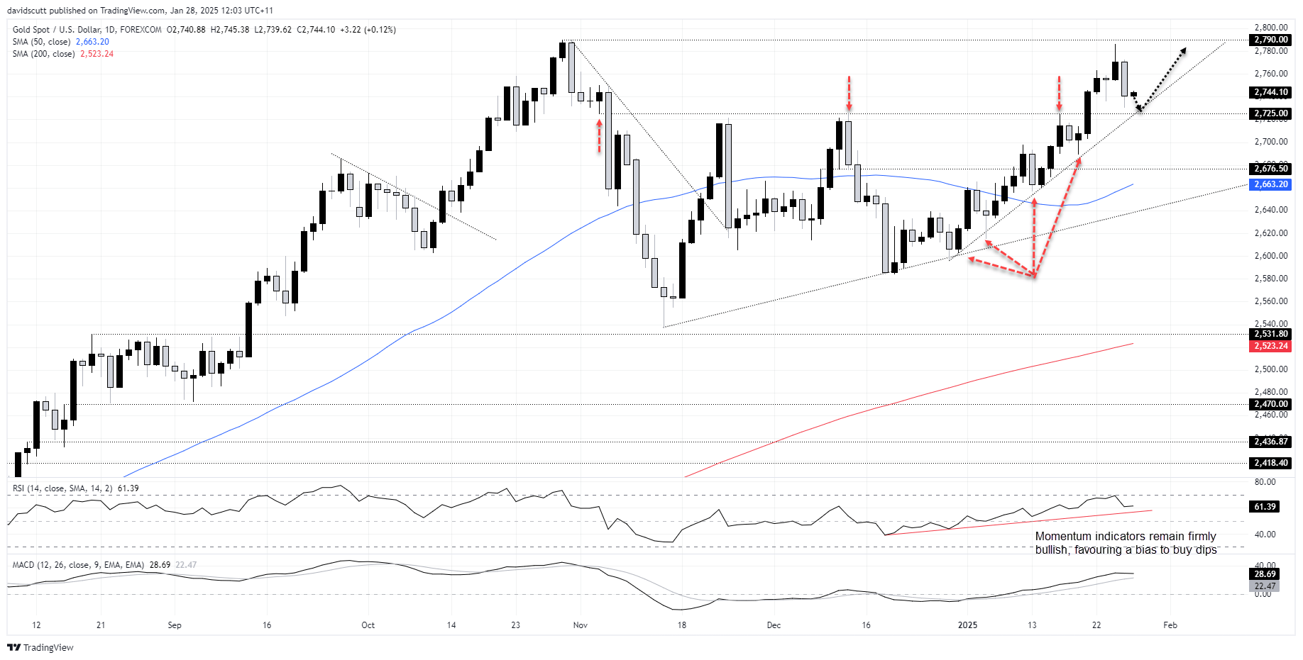 Gold Jan 28 2025