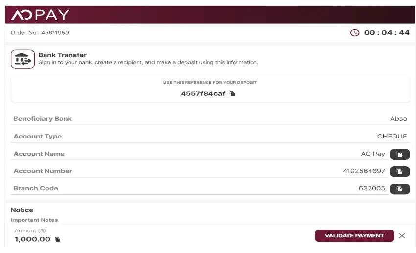 local-currency-online-transfer-offline-payment