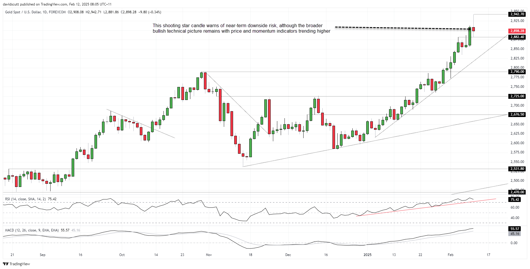 Gold Feb 12 2025