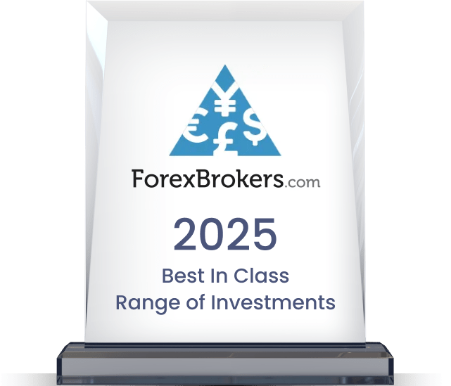 Premio "ForexBrokers Award 2025 – Gama de inversiones"