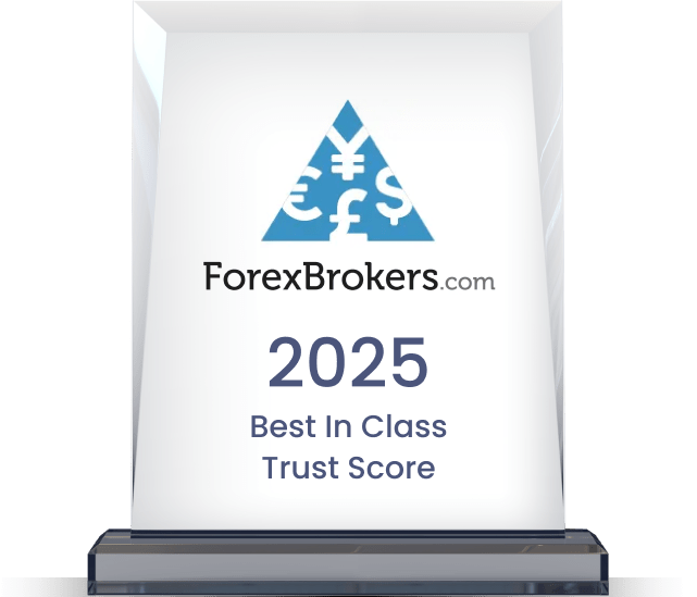 Premio "ForexBrokers Award 2025 – Trust Score"