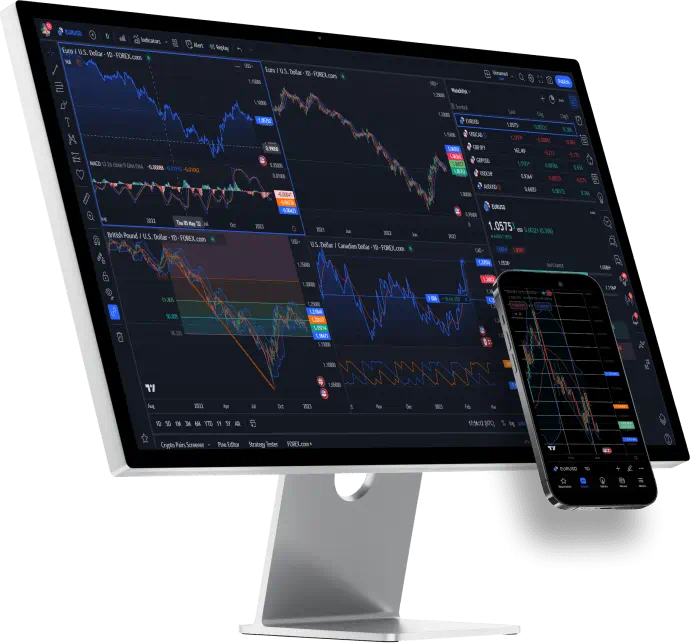 TradingView HP Module Hero versión móvil